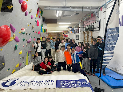 ESCALADA NA ESCOLA UN ANO MAIS