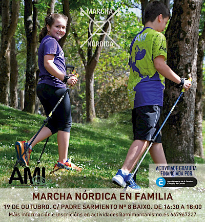 MARCHA NORDICA EN FAMILIA