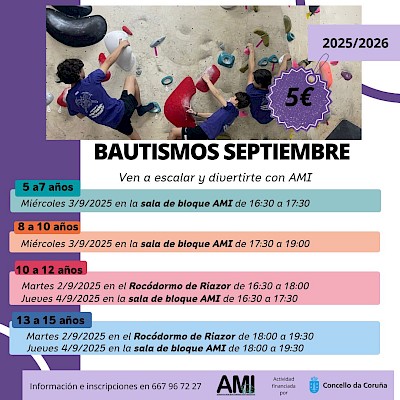 BAUTISMO ESCALADA SEPTIEMBRE 2025