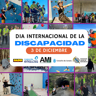 Hoy conmemoramos el Día Internacional de la Discapacidad de la forma que más nos gusta: escalando Hoy conmemoramos el Día Internacional de la Discapacidad de la forma que más nos gusta: escalando