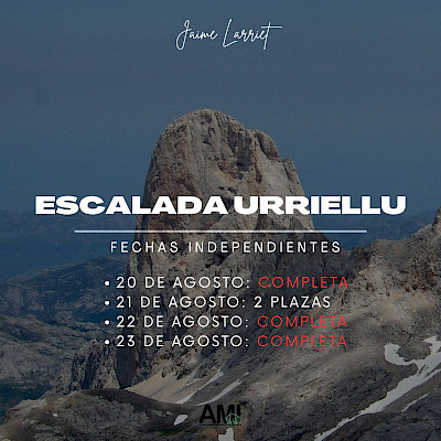 ¡Últimas plazas! Escalada al Urriellu ¡Últimas plazas! Escalada al Urriellu