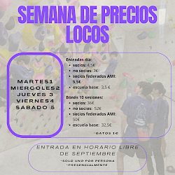 SEMANA DE PRECIOS LOCOS EN LA SALA AMI